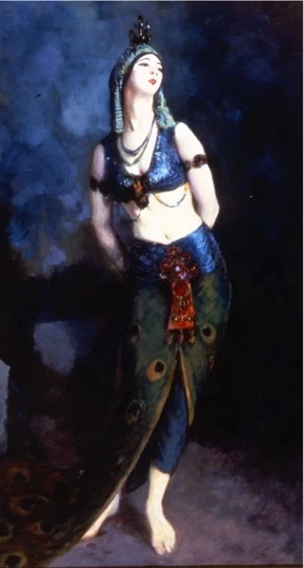 Ruth St. Denis nella danza del pavone - Pennsylvania Academy of Fine Arts
